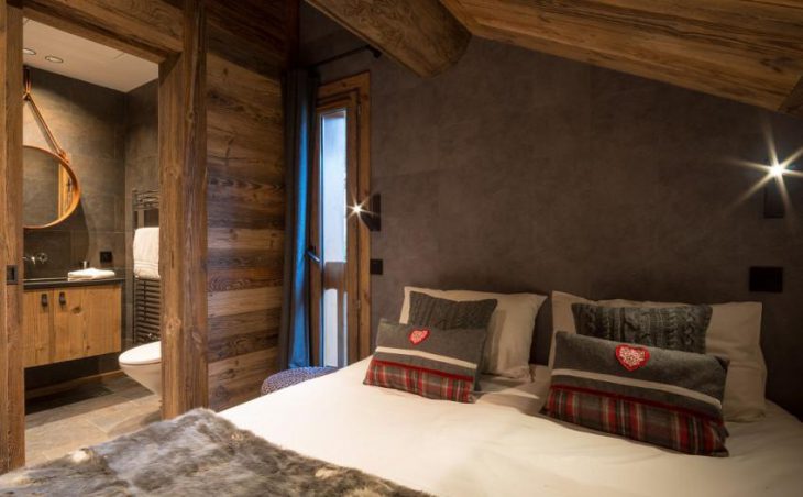 Chalet Le Koissou, Meribel Village, Double Bedroom 2
